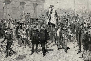 Из Парижа в Москву на ходулях, 1891 год